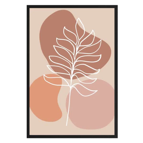 Abstracte Muur Bloem