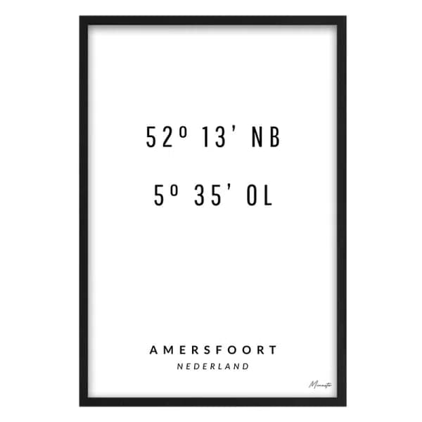 Coördinaten Amersfoort
