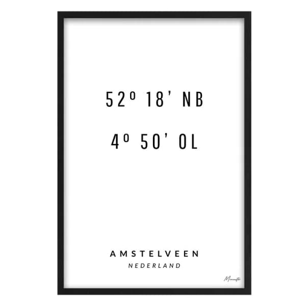 Coördinaten Amstelveen