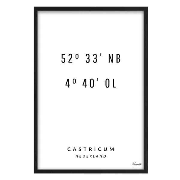 Coördinaten Castricum