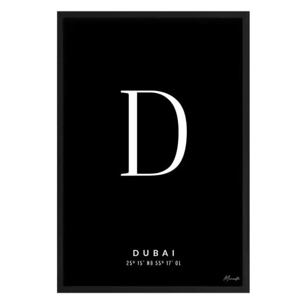 Letter D Dubai
