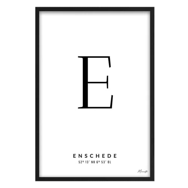 Letter E Enschede