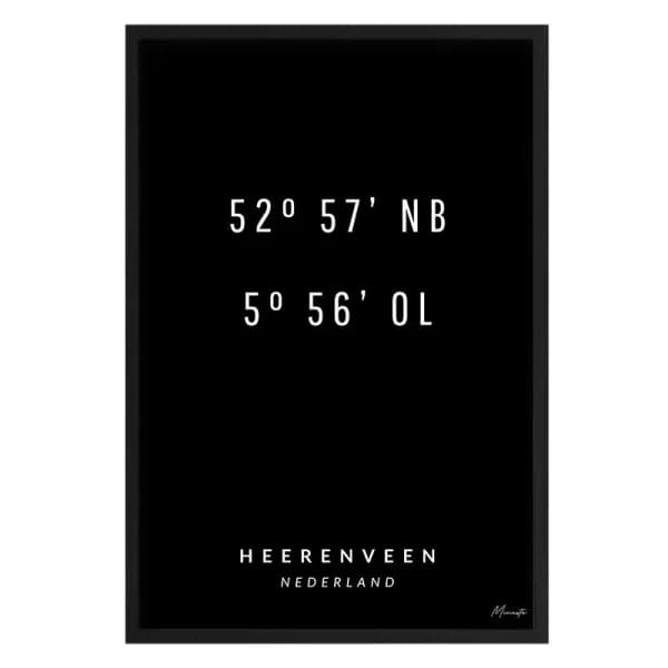 Coördinaten Heerenveen