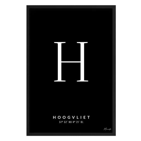 Letter H Hoogvliet