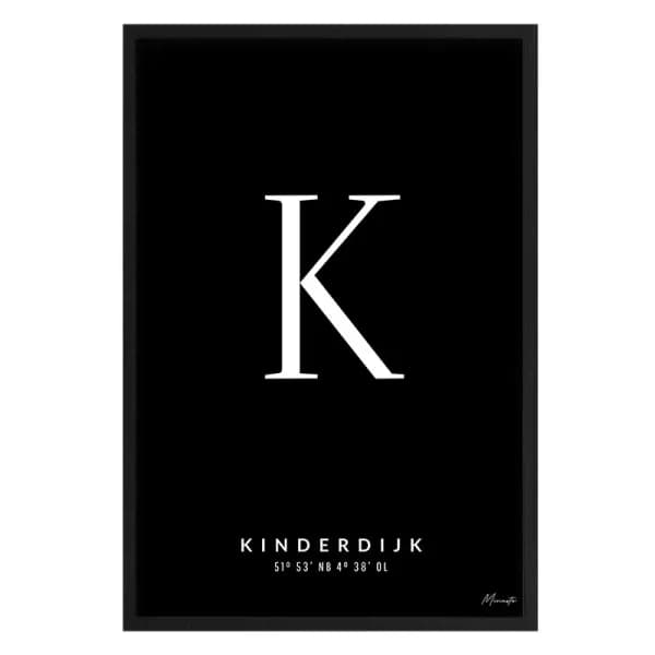 Letter K Kinderdijk