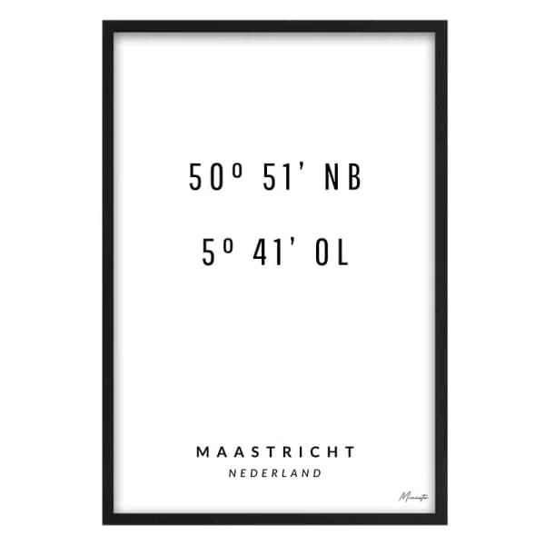 Coördinaten Maastricht