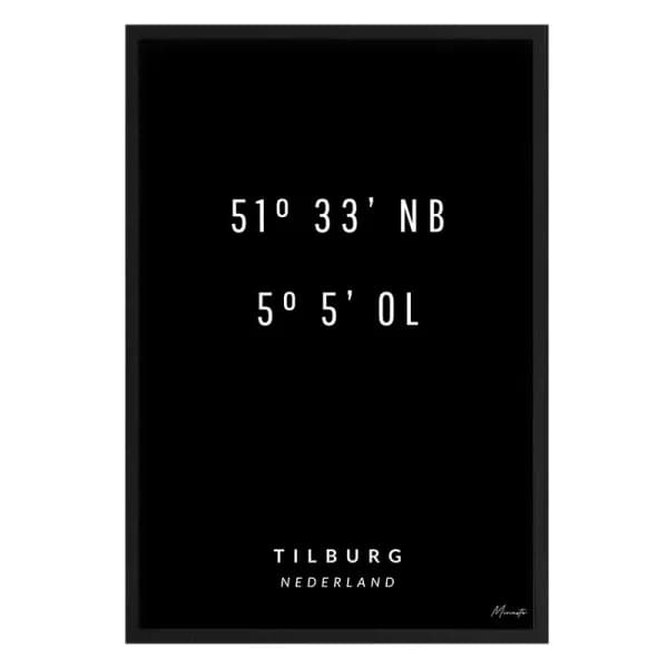 Coördinaten Tilburg