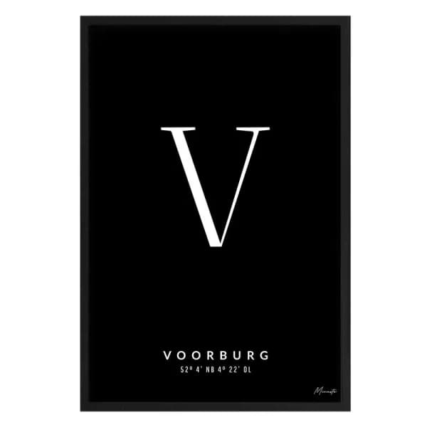 Letter V Voorburg