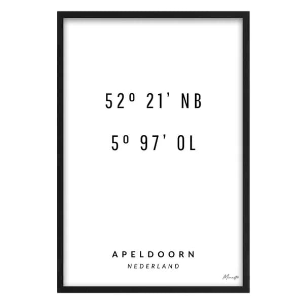 Coordinaten Apeldoorn