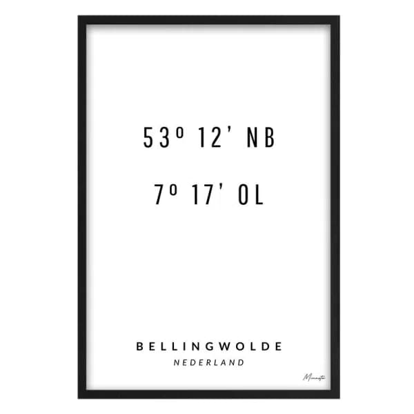 Coordinaten Bellingwolde