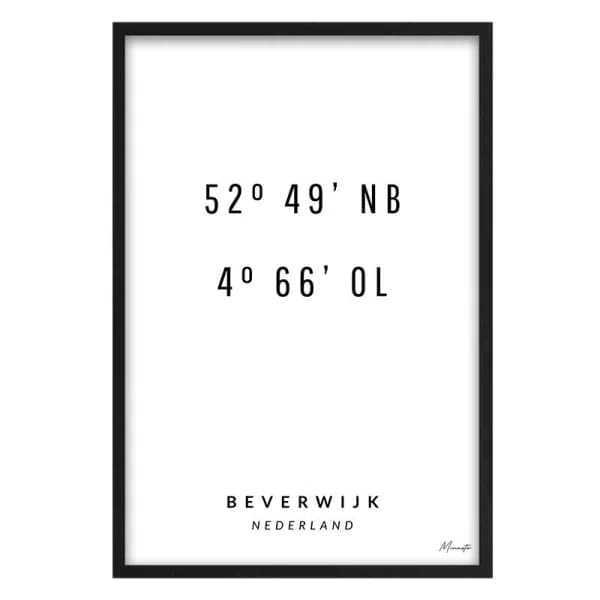 Coordinaten Beverwijk