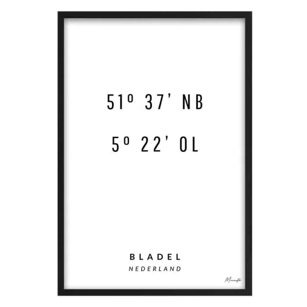 Coordinaten Bladel
