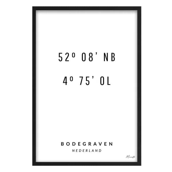Coordinaten Bodegraven