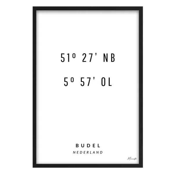 Coordinaten Budel