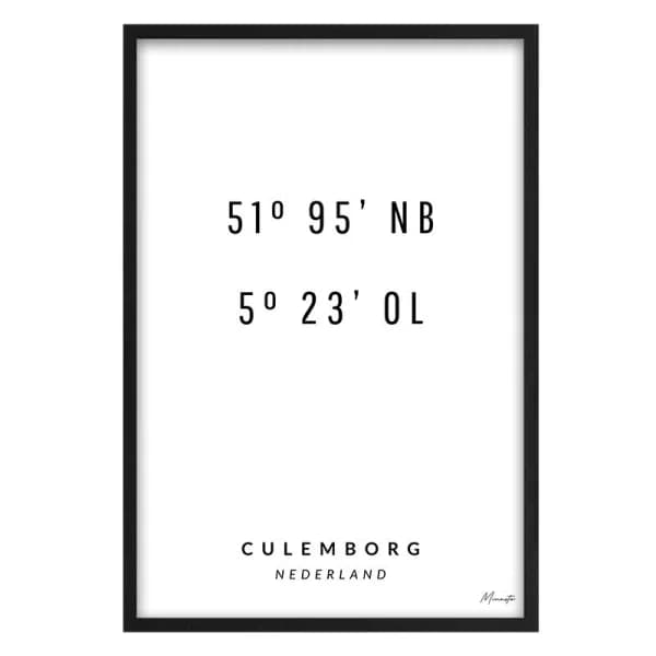 Coordinaten Culemborg