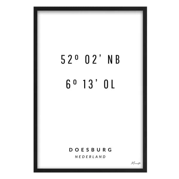 Coordinaten Doesburg