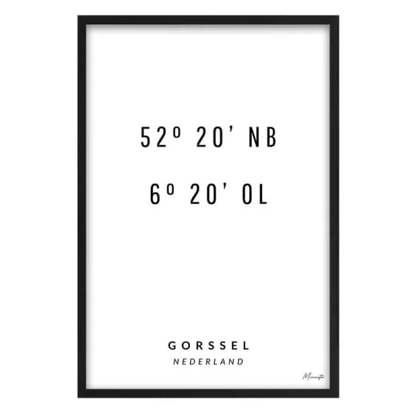Coordinaten Gorssel