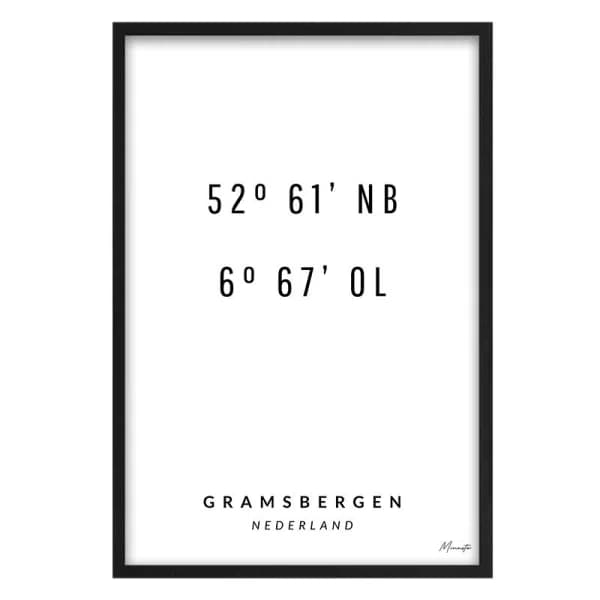 Coordinaten Gramsbergen