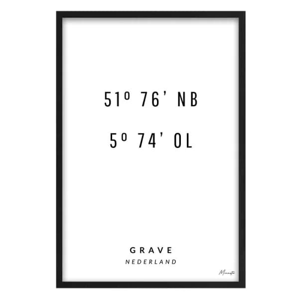 Coordinaten Grave