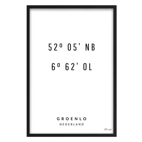 Coordinaten Groenlo