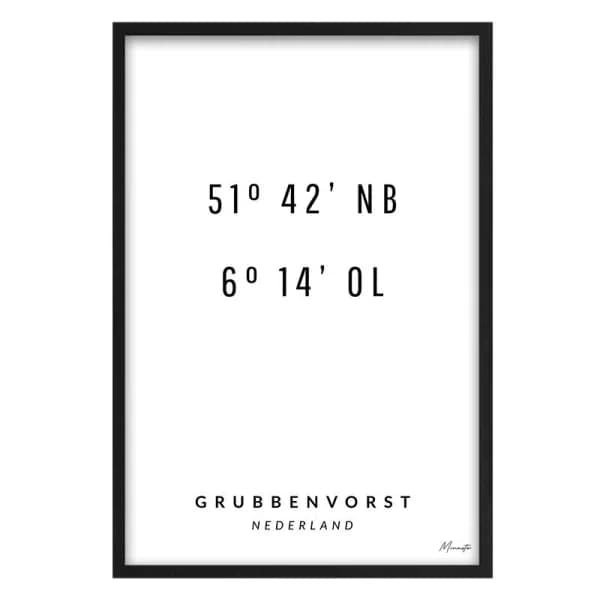 Coordinaten Grubbenvorst