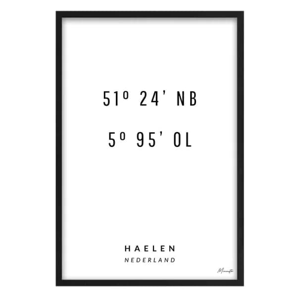 Coordinaten Haelen