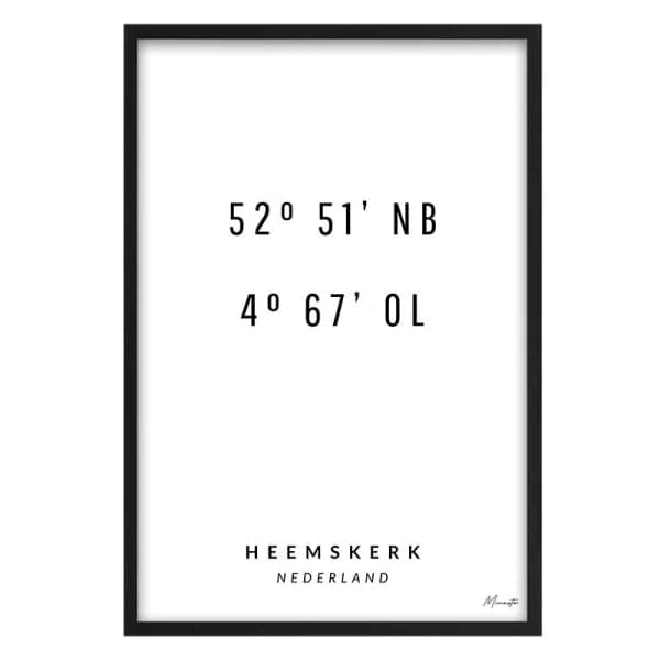 Coordinaten Heemskerk