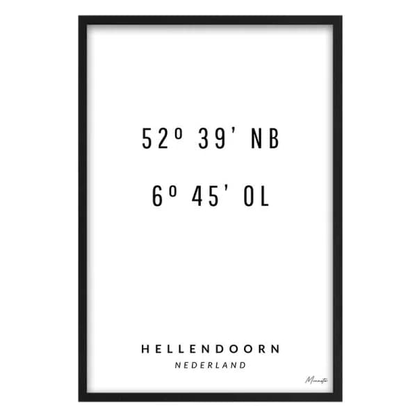 Coordinaten Hellendoorn