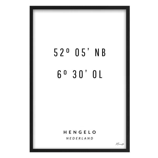 Coordinaten Hengelo
