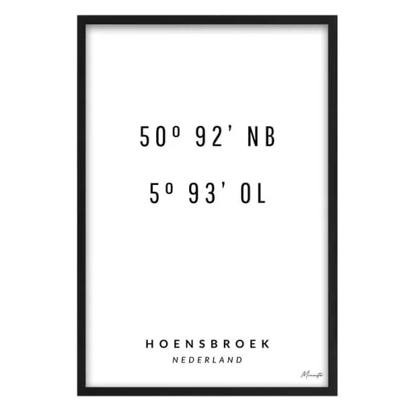 Coordinaten Hoensbroek