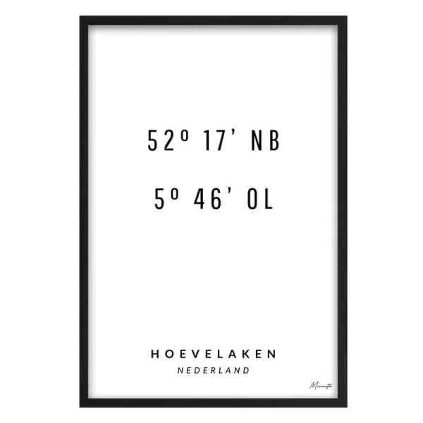 Coordinaten Hoevelaken