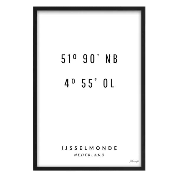Coordinaten IJsselmonde