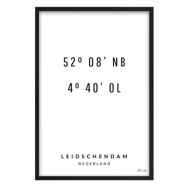 Coordinaten Leidschendam
