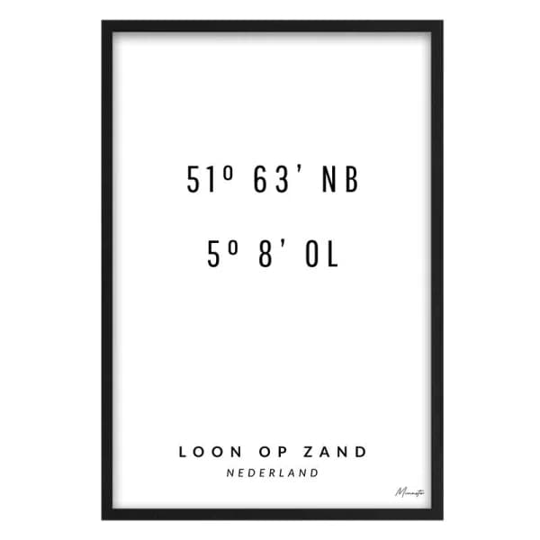 Coordinaten Loon op Zand