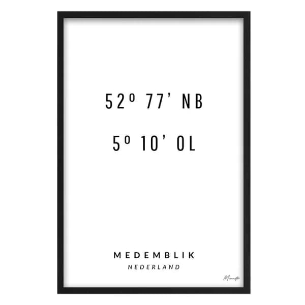 Coordinaten Medemblik