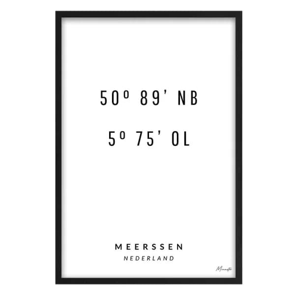 Coordinaten Meerssen