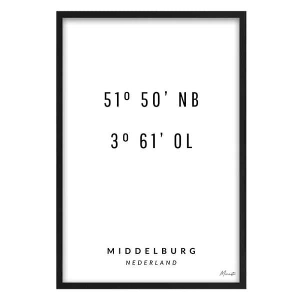 Coordinaten Middelburg