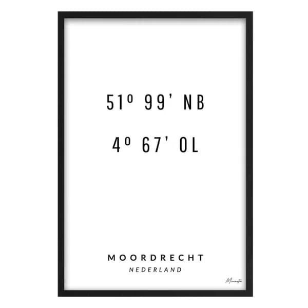 Coordinaten Moordrecht