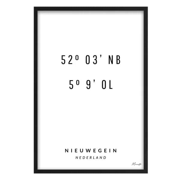 Coordinaten Nieuwegein