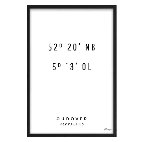 Coordinaten Oudover