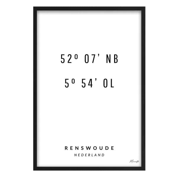 Coordinaten Renswoude