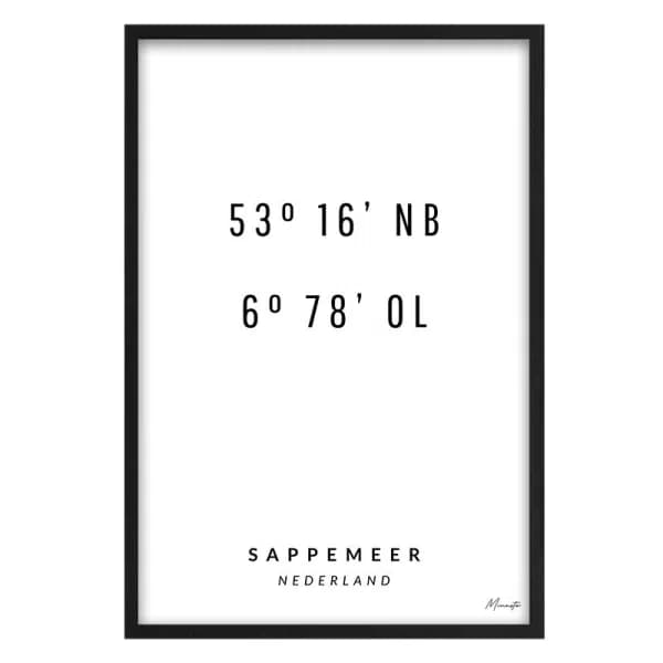 Coordinaten Sappemeer