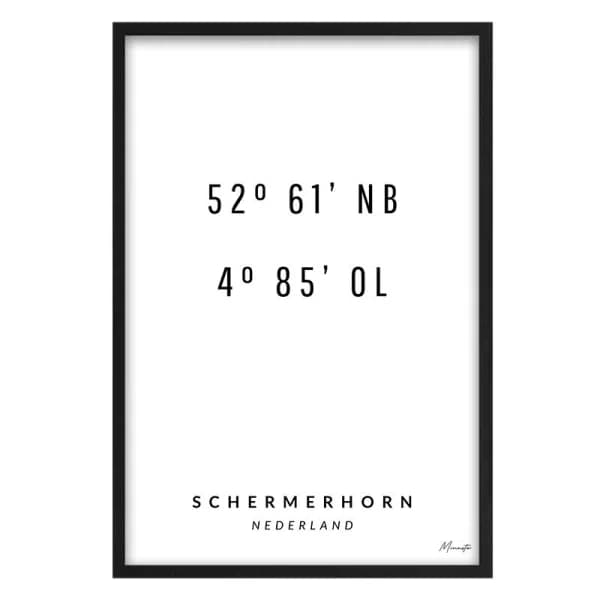 Coordinaten Schermerhorn