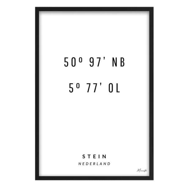 Coordinaten Stein