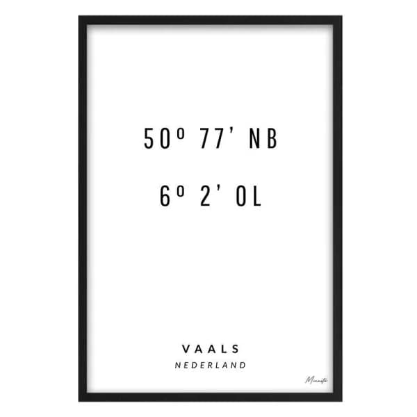 Coordinaten Vaals