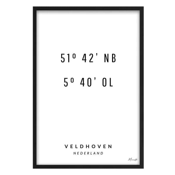 Coordinaten Veldhoven