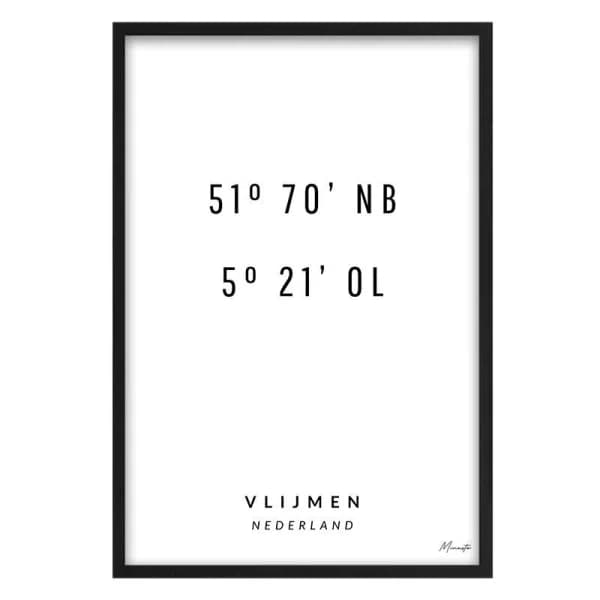 Coordinaten Vlijmen