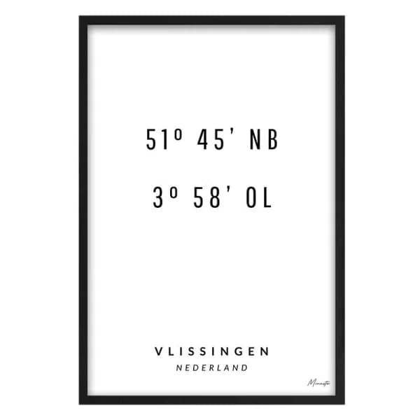 Coordinaten Vlissingen