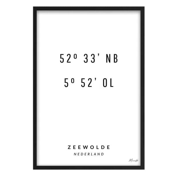 Coordinaten Zeewolde