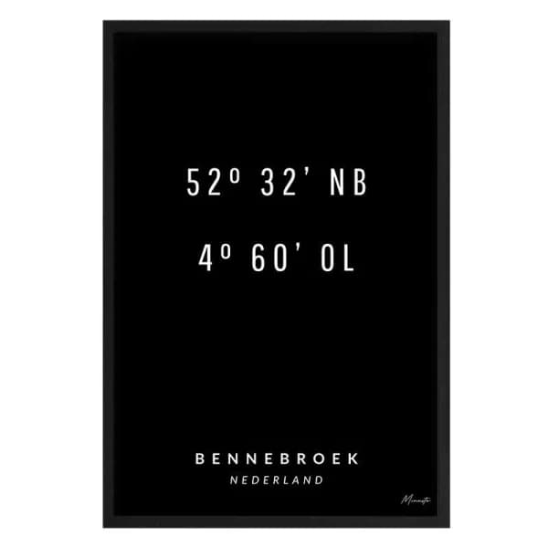 Coordinaten Bennebroek
